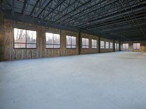 Large open office spaces